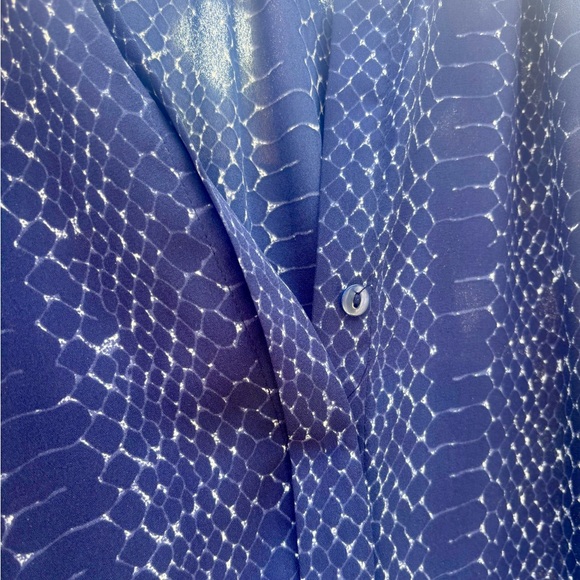 Fleur Bleue summer dress, navy. Size large - Picture 3 of 8